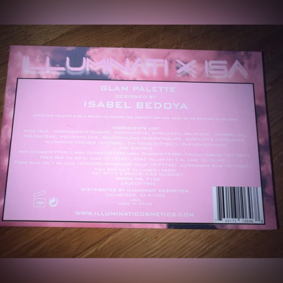 Illuminati Cosmetics, Illuminati X ISA Eyeshadow Palette, NEW - Picture 6 of 6